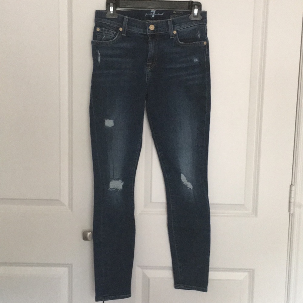 7 for all mankind Blue Jeans Size 25